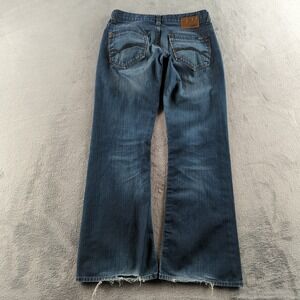 Mavi Jeans Mens 32x30* Blue Mitch Bootcut Wide Faded Grunge Denim Pants